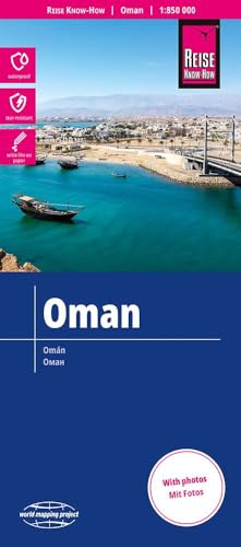 Reise Know-How Landkarte Oman (1:850.000): reiß- und wasserfest (world mapping project)