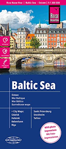 Reise Know-How Landkarte Ostsee / Baltic Sea (1:1.300.000): reiß- und wasserfest (world mapping project) von Reise Know-How Rump GmbH