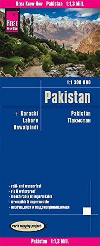 Reise Know-How Landkarte Pakistan (1:1.300.000): world mapping project