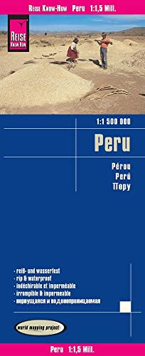 Reise Know-How Landkarte Peru (1:1.500.000): reiß- und wasserfest (world mapping project) von Reise Know-How Rump GmbH