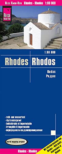 Reise Know-How Landkarte Rhodos / Rhodes (1:80.000): reiß- und wasserfest (world mapping project) von Reise Know-How Rump GmbH