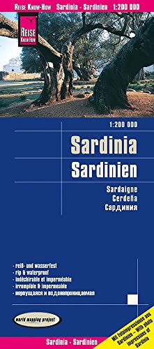 Reise Know-How Landkarte Sardinien / Sardinia (1:200.000): reiß- und wasserfest (world mapping project)