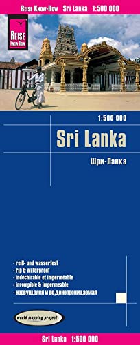 Reise Know-How Landkarte Sri Lanka (1:500.000): world mapping project
