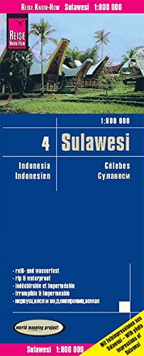 Reise Know-How Landkarte Sulawesi (1:800.000) - Indonesien 4: reiß- und wasserfest (world mapping project) von Reise Know-How Rump GmbH