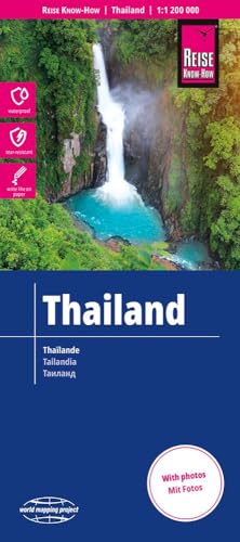 Reise Know-How Landkarte Thailand (1:1.200.000): reiß- und wasserfest (world mapping project)
