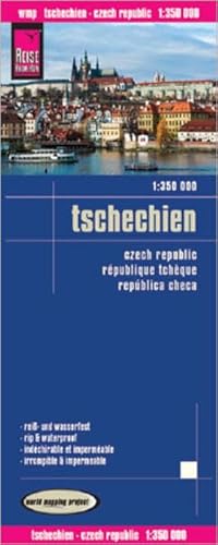 Reise Know-How Landkarte Tschechien (1:350.000): world mapping project: World Mapping Project. Mit exakten Höhenlinien, Höhenschichten-Relief, ... GPS-tauglich. Wasserfest u. unzerreißbar