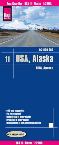 Reise Know-How Landkarte USA 11, Alaska (1:2.000.000): world mapping project