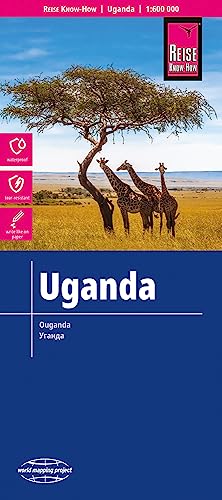 Reise Know-How Landkarte Uganda (1:600.000): reiß- und wasserfest (world mapping project) von Reise Know-How Rump GmbH