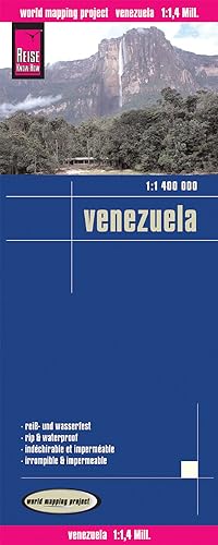 Reise Know-How Landkarte Venezuela (1:1.400.000): world mapping project: World Mapping Project. Reiß- und wasserfest von Reise Know-How Verlag Peter Rump GmbH