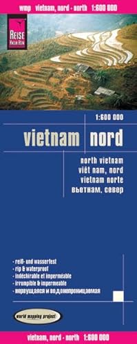 Reise Know-How Landkarte Vietnam Nord (1:600.000): world mapping project: Reiß- u. wasserfest