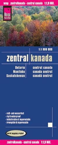 Reise Know-How Landkarte Zentralkanada (1:1.900.000): world mapping project: Ontario, Manitoba, Saskatchewan. Reiß- u. wasserfest von Reise Know-How Rump GmbH