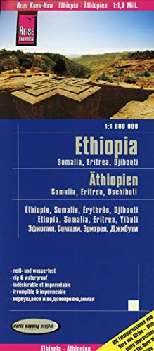 Reise Know-How Landkarte Äthiopien, Somalia, Eritrea, Dschibuti / Ethiopia, Somalia, Djibouti, Eritrea (1:1.800.000): reiß- und wasserfest (world mapping project) von Reise Know-How Rump GmbH