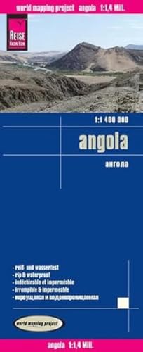 Reise Know-How Landkarte Angola (1:1.400.000): world mapping project: World Mapping Project. Reiß- und wasserfest von Reise Know-How Rump GmbH