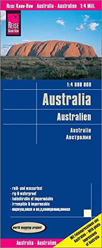 Reise Know-How Landkarte Australien / Australia (1:4.000.000): reiß- und wasserfest (world mapping project) von Reise Know-How Rump GmbH