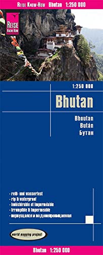 Reise Know-How Landkarte Bhutan (1:250.000): world mapping project von Reise Know-How Rump GmbH