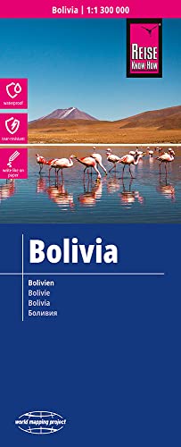 Reise Know-How Landkarte Bolivien / Bolivia (1:1.300.000): reiß- und wasserfest (world mapping project)