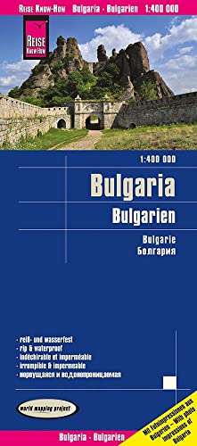 Reise Know-How Landkarte Bulgarien / Bulgaria (1:400.000): reiß- und wasserfest (world mapping project)