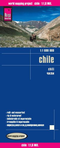 Reise Know-How Landkarte Chile (1:1.600.000): world mapping project: Reiß- und wasserfest
