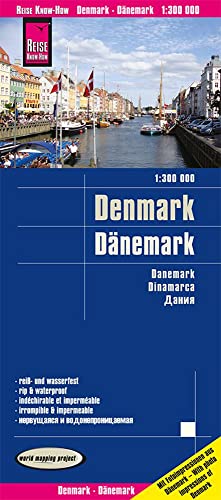 Reise Know-How Landkarte Dänemark / Denmark (1:300.000): reiß- und wasserfest (world mapping project)
