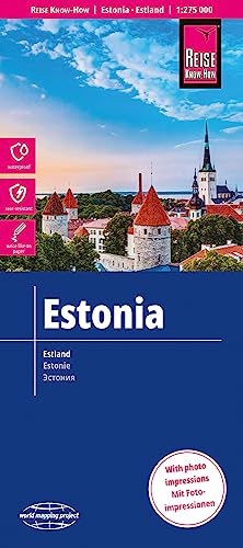 Reise Know-How Landkarte Estland / Estonia (1:275.000): reiß- und wasserfest (world mapping project)