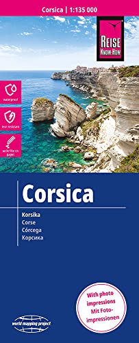Reise Know-How Landkarte Korsika / Corsica (1:135.000): reiß- und wasserfest (world mapping project) von Reise Know-How Rump GmbH