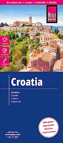 Reise Know-How Landkarte Kroatien / Croatia (1:300.000 / 700.000): reiß- und wasserfest (world mapping project)