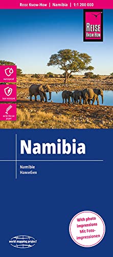 Reise Know-How Landkarte Namibia (1:1.200.000): world mapping project 16. Auflage 2020: reiß- und wasserfest (world mapping project) von Reise Know-How Rump GmbH