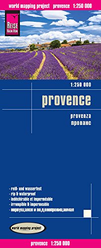 Reise Know-How Landkarte Provence (1:250.000): world mapping project: World Mapping Project. Reiß- und wasserfest