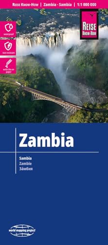 Reise Know-How Landkarte Sambia / Zambia (1:1.000.000): reiß- und wasserfest (world mapping project) von Reise Know-How Rump GmbH