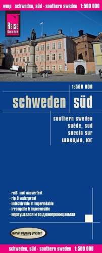 Reise Know-How Landkarte Schweden Süd (1:500.000): world mapping project: World Mapping Project. Reiß- und wasserfest