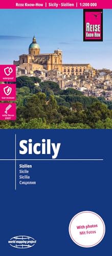 Reise Know-How Landkarte Sizilien / Sicily (1:200.000): reiß- und wasserfest (world mapping project)