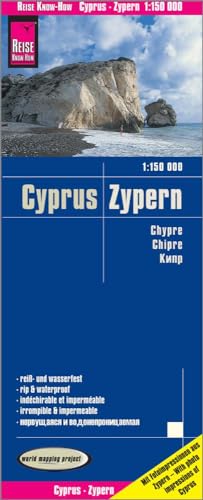 Reise Know-How Landkarte Zypern / Cyprus (1:150.000): reiß- und wasserfest (world mapping project) von Reise Know-How Rump GmbH