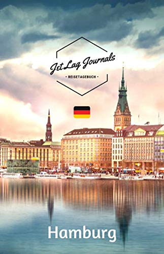 JetLagJournals • Reisetagebuch Hamburg: Erinnerungsbuch zum Ausfüllen | Reisetagebuch zum Selberschreiben für den Hamburg Urlaub