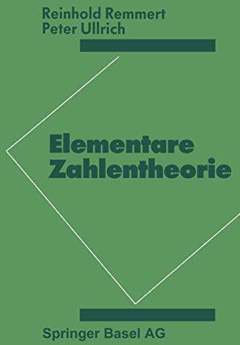Elementare Zahlentheorie (vieweg studium; Grundkurs Mathematik) von Birkhäuser