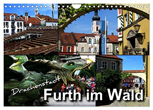 Drachenstadt Furth im Wald (Wandkalender 2025 DIN A4 quer), CALVENDO Monatskalender von CALVENDO