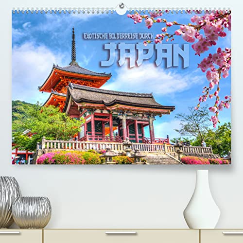 Exotische Bilderreise durch Japan (hochwertiger Premium Wandkalender 2024 DIN A2 quer), Kunstdruck in Hochglanz
