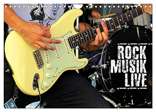 Rockmusik live (Wandkalender 2024 DIN A4 quer), CALVENDO Monatskalender von CALVENDO