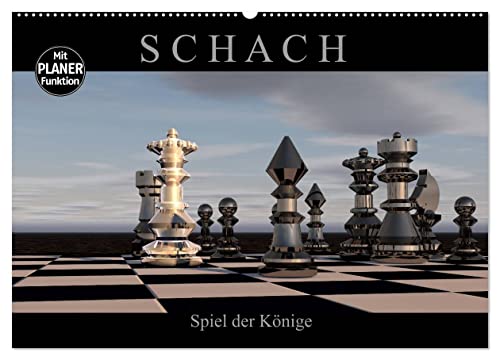 SCHACH - Spiel der Könige (Wandkalender 2025 DIN A2 quer), CALVENDO Monatskalender