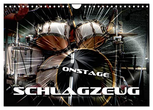Schlagzeug onstage (Wandkalender 2025 DIN A4 quer), CALVENDO Monatskalender von CALVENDO