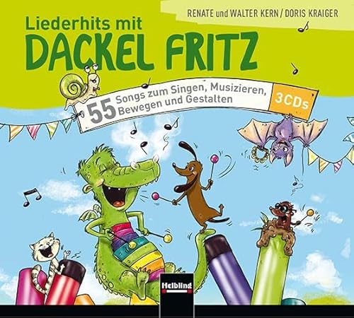 Liederhits mit Dackel Fritz - 3 Audio-CDs: 55 Songs zum Singen, Musizieren, Bewegen und Gestalten Liederhits mit Dackel Fritz - 3 Audio-CDs: 55 Songs zum Singen, Musizieren, Bewegen und Gestalten