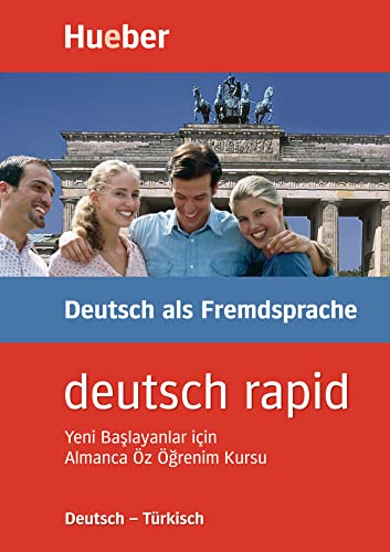 Deutsch rapid, Deutsch-Türkisch: Selbstlernkurs Deutsch für Anfänger. Yeni Baslayanlar icin Almanca Öz Ögrenim Kursu. 2 CDs, 1 Lehrbuch (120 S., illustr.), 1 Grammatikbogen von Hueber Verlag GmbH