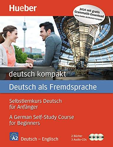 deutsch kompakt Neu: Englische Ausgabe / Paket: 2 Bücher + 3 Audio-CDs von Hueber