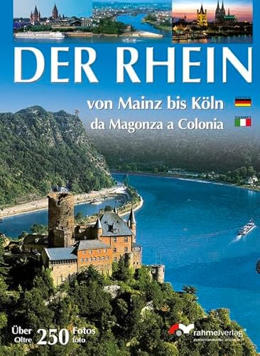 XXL-Book Rhein (deutsche/ital. Ausgabe) von Mainz bis Köln/fran Mainz till Köln
