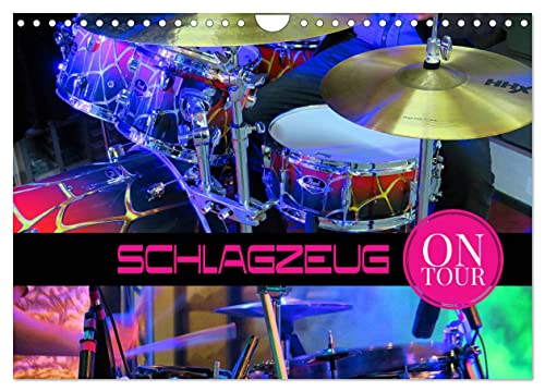 Schlagzeug on Tour (Wandkalender 2025 DIN A4 quer), CALVENDO Monatskalender