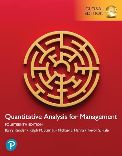 Quantitative Analysis for Management, Global Edition von Pearson Education Limited