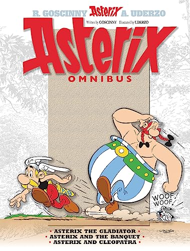 Asterix Omnibus 2: Asterix The Gladiator, Asterix and The Banquet, Asterix and Cleopatra