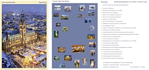 Adventskalender Hamburg (groß) von Menges /Karten V.Kuenstle