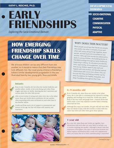 Early Friendships: Exploring the Socioemotional Development Domain (Quick Reference Guides for Early Childhood Best Practices) von Brookes Publishing Co