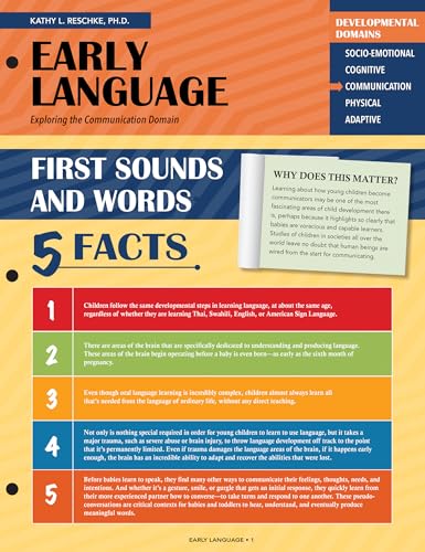 Early Language: First Sounds and Words: Exploring the Communicative Domain (Quick Reference Guides for Early Childhood Best Practices) von Brookes Publishing Co