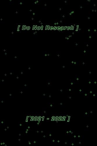 Do Not Research 2021-2022 von Blurb